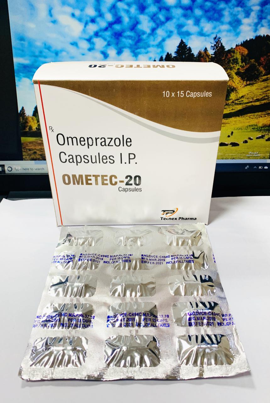 Product Name: OMETEC 20, Compositions of OMETEC 20 are Naproxen Sodium & Domperidone Tablets - Tecnex Pharma