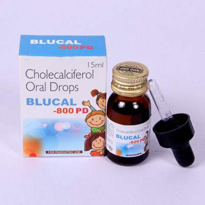 Product Name: Bluca 800, Compositions of Bluca 800 are Cholecalciferol Oral Drops - Bluewaterresearch