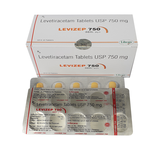 Product Name: Levizep, Compositions of Levizep are Levetiracetam Tablets USP 750mg - Lifecare Neuro Products Ltd.