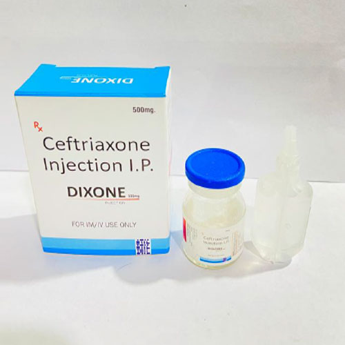 Product Name: Dixone, Compositions of Dixone are Ceftriaxone Injection I.P. - Disan Pharma
