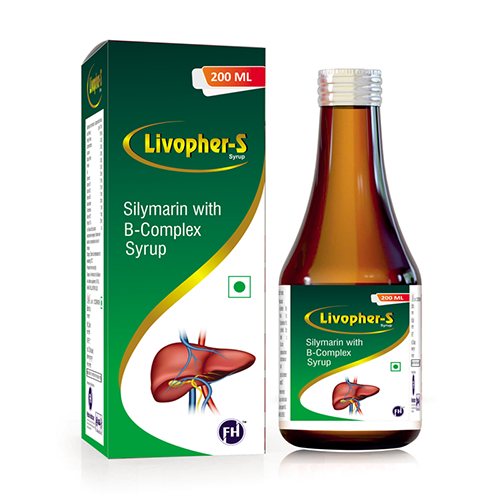 Product Name: Livopher S, Compositions of Livopher S are Silymarine with B-Complex Suspension - Felthon Healthcare