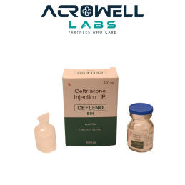 Product Name: Cefleno 500, Compositions of Cefleno 500 are Ceftriaxone Injection IP - Acrowell Labs Private Limited
