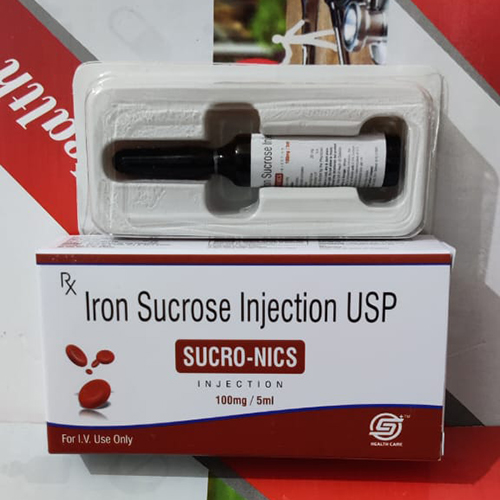 Product Name: SUCRO NICS, Compositions of SUCRO NICS are Iron Sucrose Injection USP - C.S Healthcare