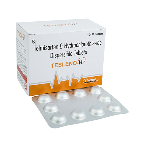 Product Name: Tesleno H, Compositions of Tesleno H are Telmisartan & Hydrochlorothiaziden Dispersible Tablets - Senen Biotech