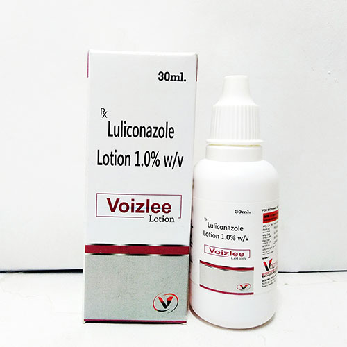 Product Name: Voizlee, Compositions of Voizlee are LULICONAZOLE LOTION 1% - Voizmed Pharma Private Limited