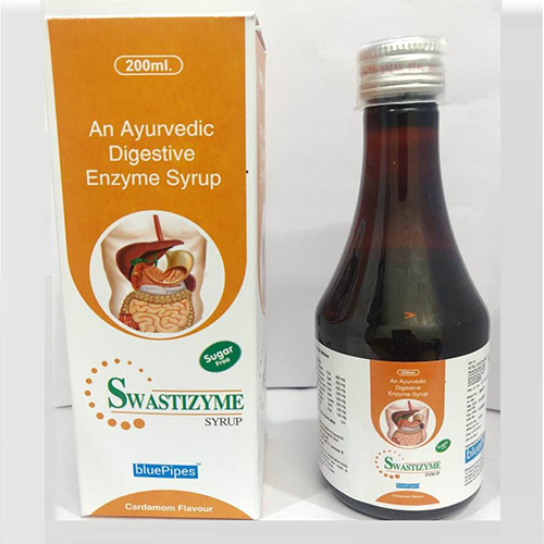 Product Name: SWASTIZYME, Compositions of SWASTIZYME are An Ayurvedic Digestive Enzyme Syrup - Bluepipes Healthcare