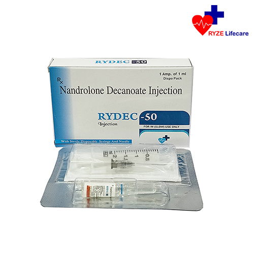 Product Name: RYDEC 50, Compositions of RYDEC 50 are Nandrolone Decanoate Injection IP - Ryze Lifecare