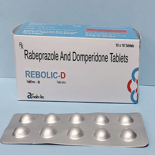 Product Name: Rebolic D, Compositions of Rebolic D are Rabeprazole and Domperidone - Anabolic Remedies Pvt Ltd
