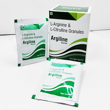 Product Name: Argiline, Compositions of Argiline are L-Arginine & L-Citrulline Granules - Hablar Healthcare