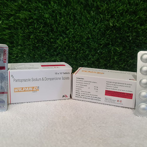 Product Name: Wilpan D, Compositions of Wilpan D are Pantoprazole Sodium & Domperidone Tablets  - Medizec Laboratories