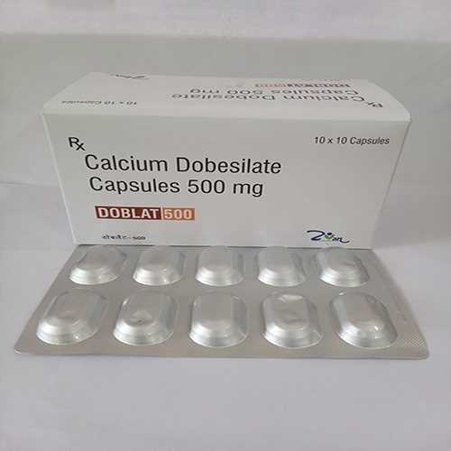 Product Name: DOBLAT 500, Compositions of DOBLAT 500 are Calcium Dobesilate Capsules 500 mg   - Arlig Pharma