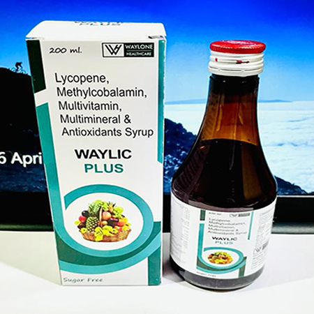 Product Name: Waylic Plus, Compositions of Waylic Plus are Lycopene, Methylcobalamin, Multivitamin, Multimineral & Antioxidants - Waylone Healthcare