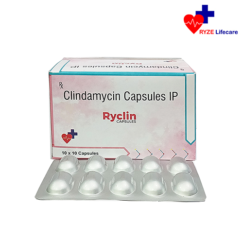Product Name: Ryclin , Compositions of Ryclin  are Clindamycin Capsules IP - Ryze Lifecare