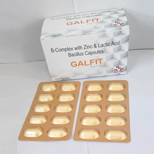Product Name: Galfit, Compositions of Galfit are B-Complex with Zinc and Lactic Acid Bacillus Capsules - Jonathan Formulations