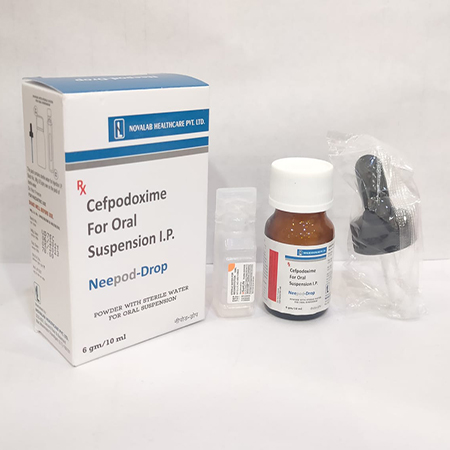 Product Name: Neepod Drop, Compositions of Neepod Drop are Cefpodoxime For Oral Suspension IP - Novalab Health Care Pvt. Ltd
