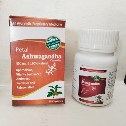 Product Name: Petal  Ashwagandha, Compositions of An Ayurvedic Proprietary Medicine are An Ayurvedic Proprietary Medicine - Petal Healthcare