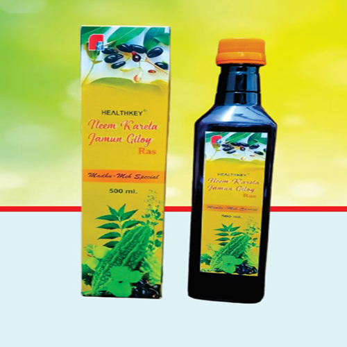 Product Name: HealthKey(Neem Karela Jamun Giloy), Compositions of HealthKey(Neem Karela Jamun Giloy) are Neem Karela Jamun Giloy - Healthkey Life Science Private Limited