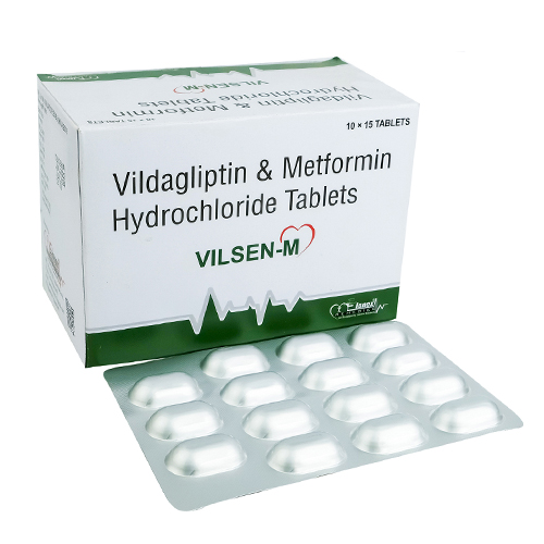 Product Name: Vilsen M, Compositions of Vilsen M are Vildagliptin & Metformin Hydrochloride Tablets - Senen Biotech