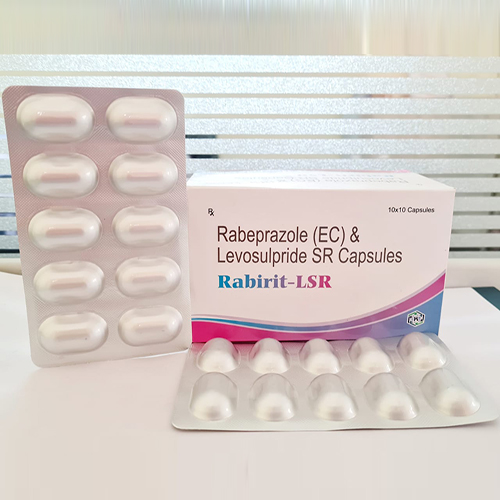 Product Name: Rabirit LSR, Compositions of Rabirit LSR are Rabeprazole (EC) & Levosulpride SR Capsules - Kriti Lifesciences