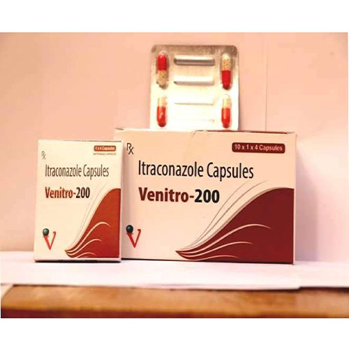 Product Name: Venitro 200, Compositions of Itraconazole are Itraconazole - Venix Global Care Private Limited