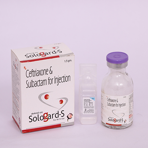 Product Name: SOLOGARD S, Compositions of SOLOGARD S are Ceftriaxone & Sulbactam for Injection - Biomax Biotechnics Pvt. Ltd