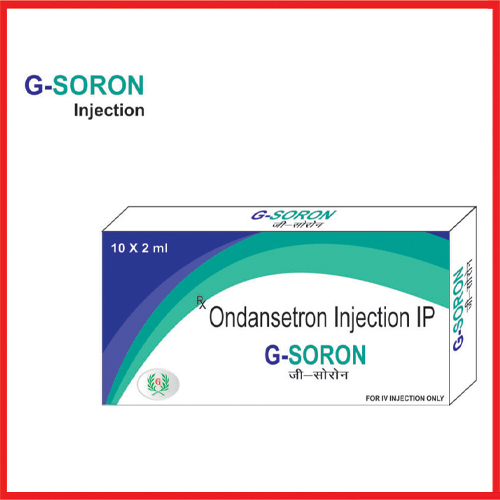 Product Name: G Soron, Compositions of G Soron are Ondentsetron Injection IP - Greef Formulations