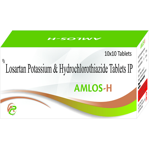 Product Name: Amlosh H, Compositions of Amlosh H are Losartan Potassium & Hydrochlorothiazide Tablets  Ip - Ambrosia Pharma