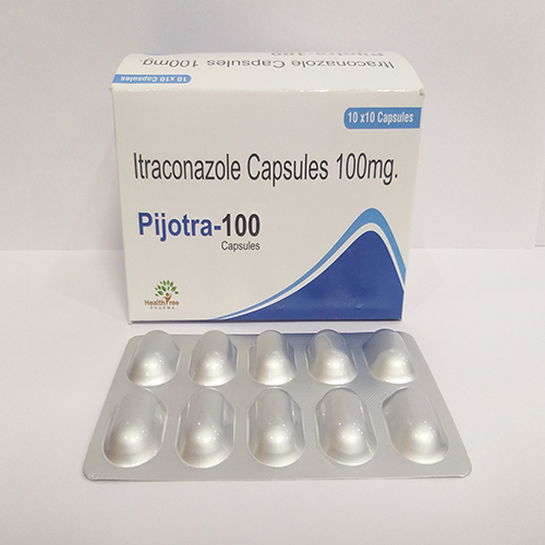 Product Name: Pijotra 100, Compositions of Pijotra 100 are Itraconazole Capsules 100 mg - Healthtree Pharma (India) Private Limited