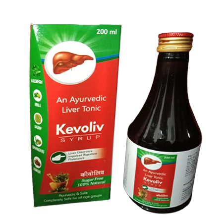 Product Name: Kevoliv, Compositions of Kevoliv are An Ayurvedic Liver Tonic - Kevlar Healthcare Pvt Ltd