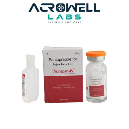 Product Name: Acropan IV, Compositions of Acropan IV are Pantoprazole for injection BP - Acrowell Labs Private Limited