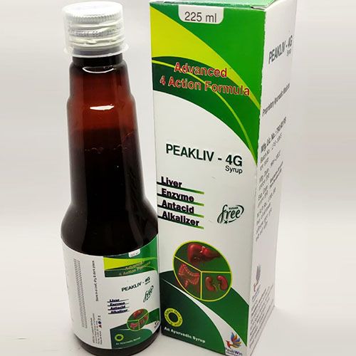 Product Name: PeakLliv 4G, Compositions of PeakLliv 4G are Advanced & Action Formula - Peakwin Healthcare