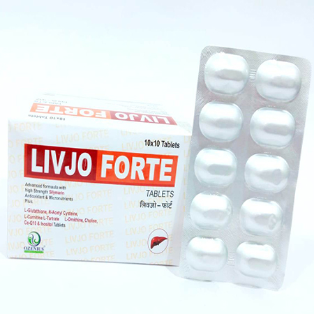 Product Name: LIVJO FORTE, Compositions of LIVJO FORTE are L-Gutasetine M Acecynyl - Ozenius Pharmaceutials