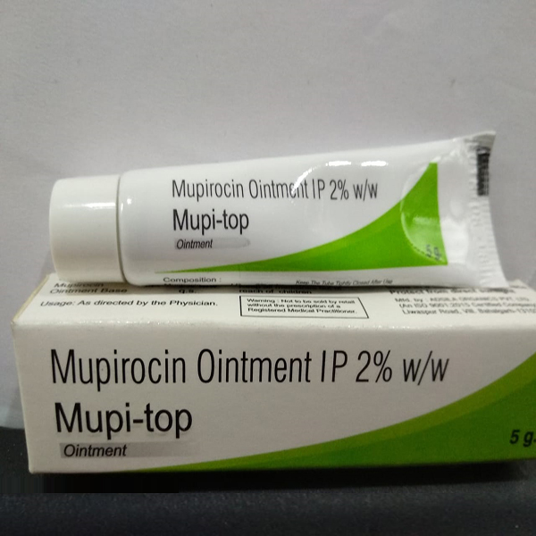 Product Name: Mupi Top, Compositions of Mupi Top are Mupirocin Ointment IP 2% w/w  - Biovista Lifesciences