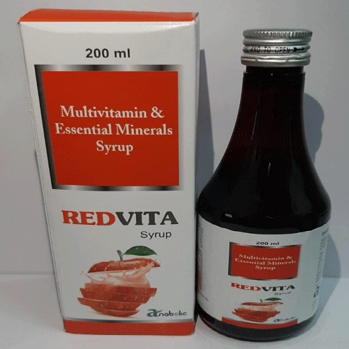 Product Name: Red Vita, Compositions of Red Vita are Multivitamin & Essential Minerals - Anabolic Remedies Pvt Ltd
