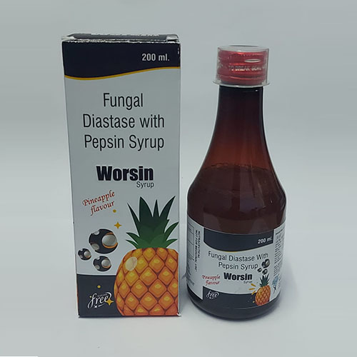 Product Name: Worsin , Compositions of Worsin  are Fungal Diastase with Pepsin Syrup - WHC World Healthcare