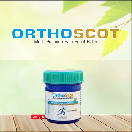 Product Name: Orthoscot, Compositions of Orthoscot are Multi-Purpose Pain Releif Balm - Scothuman Lifesciences