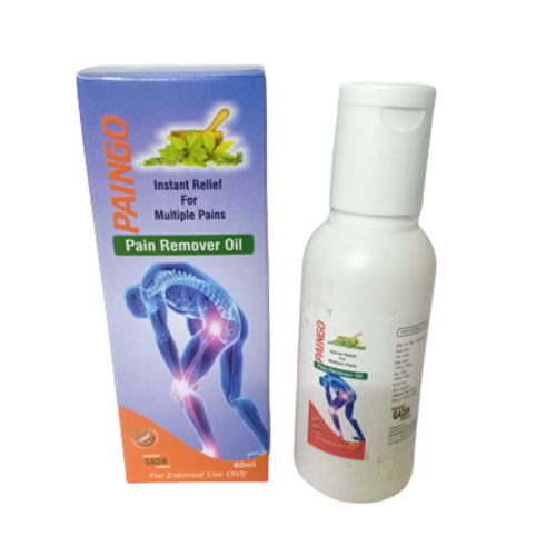 Product Name: Paingo, Compositions of Paingo are Pain Relief Oil - Gadin Pharmaceuticals Pvt. Ltd
