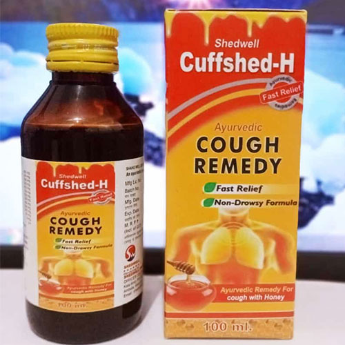 Product Name: Cuffshed H, Compositions of Cuffshed H are Cough Remedy - Shedwell Pharma Private Limited