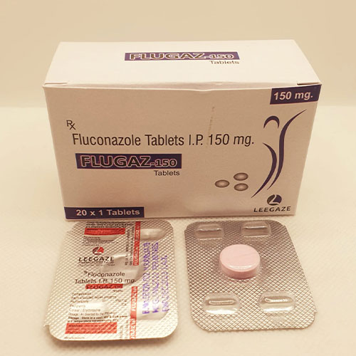 Product Name: Flugaz 150, Compositions of Flugaz 150 are Fluconazole - Leegaze Pharmaceuticals Private Limited