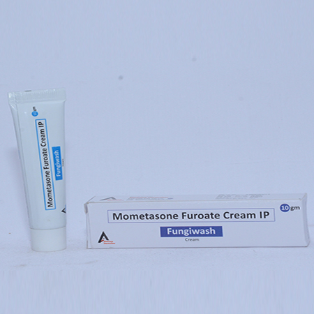 Product Name: FUNGIWASH, Compositions of FUNGIWASH are Mometasone Furoate Cream IP - Alencure Biotech Pvt Ltd