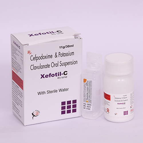 Product Name: XEFOTIL C, Compositions of XEFOTIL C are Cefpodoxime & Potassium Clavulanate Oral Suspension - Biomax Biotechnics Pvt. Ltd