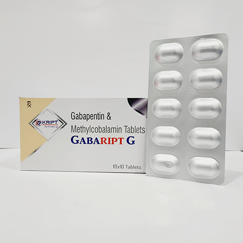 Product Name:  GABARIPT G, Compositions of  GABARIPT G are Gabapentin & Methylcobalamin tablets - Kript Pharmaceuticals
