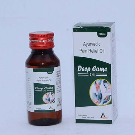 Product Name: DEEP COME OIL, Compositions of DEEP COME OIL are Ayurvedic Pain Relief Oil - Alencure Biotech Pvt Ltd