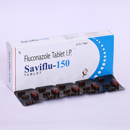 Product Name: SAVIFLU 150, Compositions of SAVIFLU 150 are Fluconazole Tablets IP - Biomax Biotechnics Pvt. Ltd