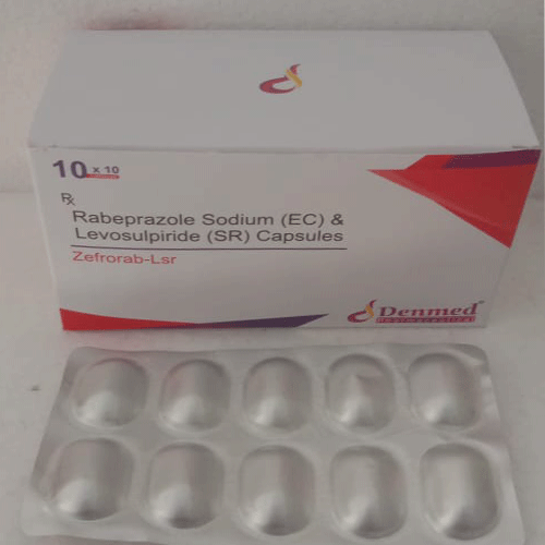 Product Name: Zefrorab LSR, Compositions of Zefrorab LSR are Rabeprazole Sodium EC & Levosulpiride SR - Denmed Pharmaceutical