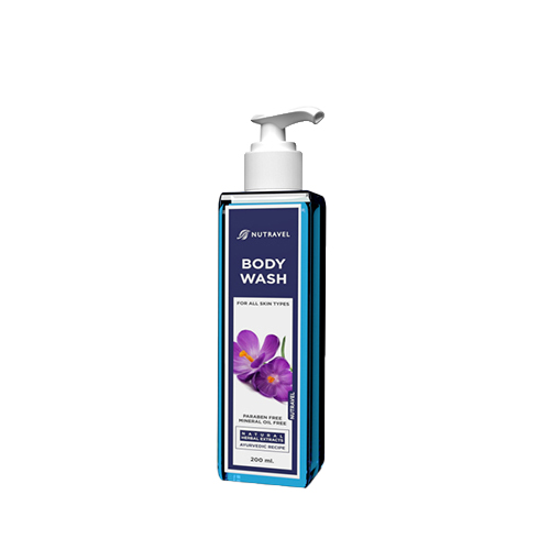 Product Name: Body wash, Compositions of are FOR ALL SKIN TYPES - Nutravel Healthcare