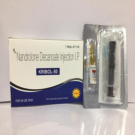 Product Name: Kribol 50, Compositions of Kribol 50 are Nandrolone Decanoate Injection IP - Apikos Pharma