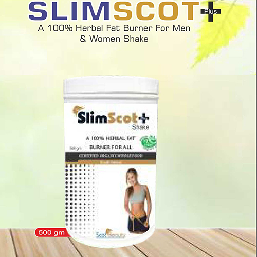 Product Name: Slimscot +, Compositions of Slimscot + are A 100% Herbal Fat Burner For Men & Women Shake - Pharma Drugs and Chemicals