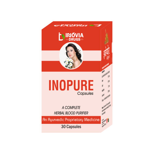 Product Name: Inopure, Compositions of Inopure are A complet Herbal Blood purifier - Innovia Drugs