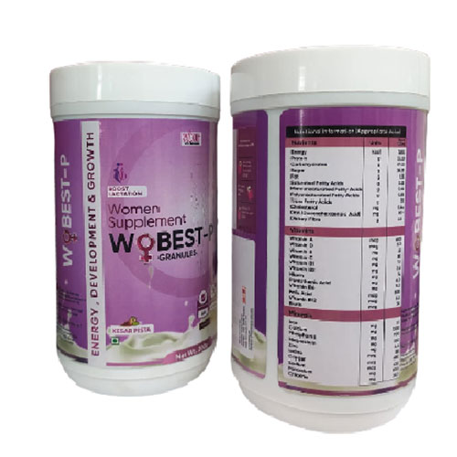 Product Name: Wobest, Compositions of Wobest are DHA, Calcium, Vitamins,Minerals Kesar Pista Flavour - Arlak Biotech